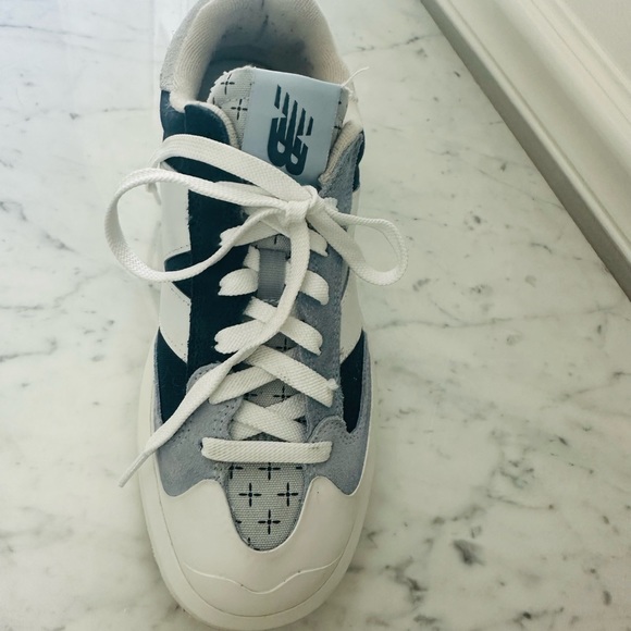 New Balance Men's Logo Suede CT302 in light and dark blue - SZ US 7.5 - Picture 4 of 5